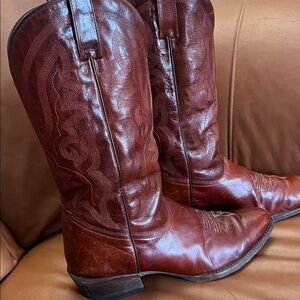 ROPER MENS Cowboy Western All Leather Boots Handmade in Mexico Size 13D
